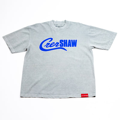 Crenshaw Mashup T-shirt - Grey/Royal