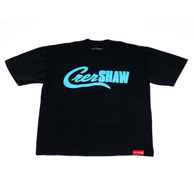 Crenshaw Mashup T-shirt - Black/Carolina Blue