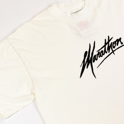Marathon Signature T-shirt - Bone/Black - Detail
