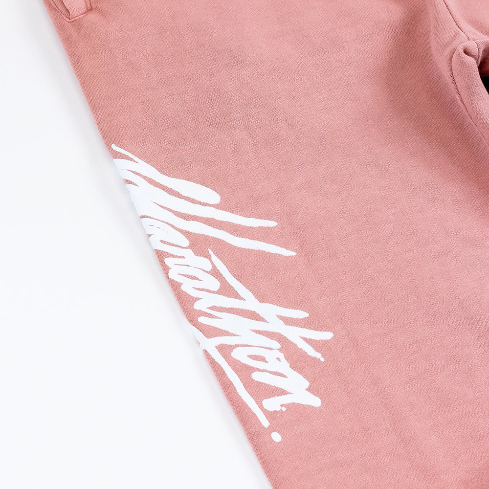 Marathon Signature Joggers - Salmon/White - Detail