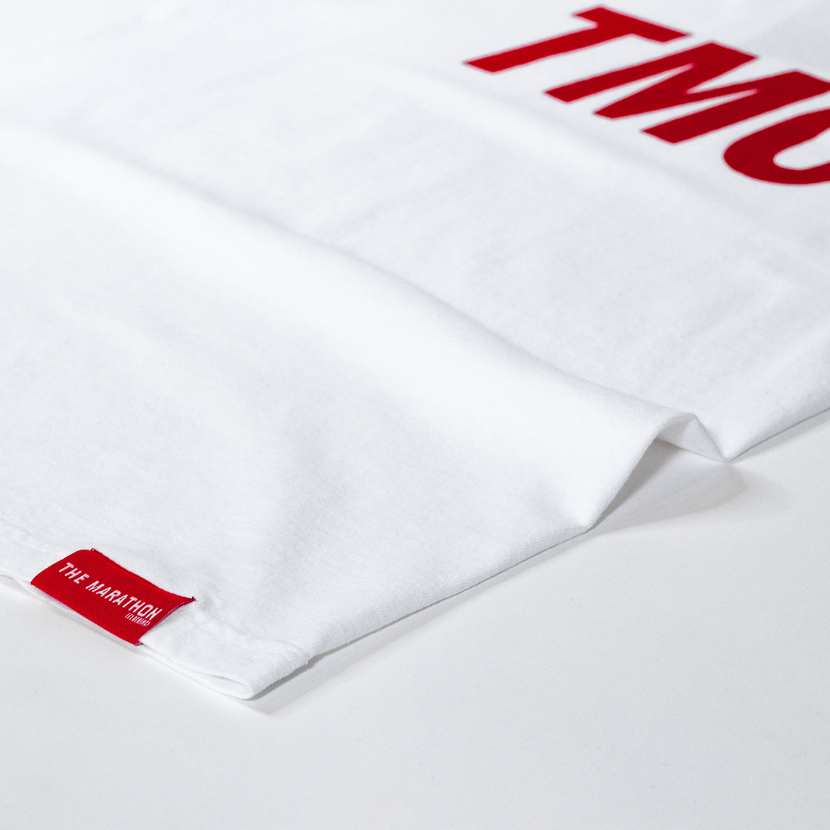 TMC T-shirt - White/Red - Woven Label