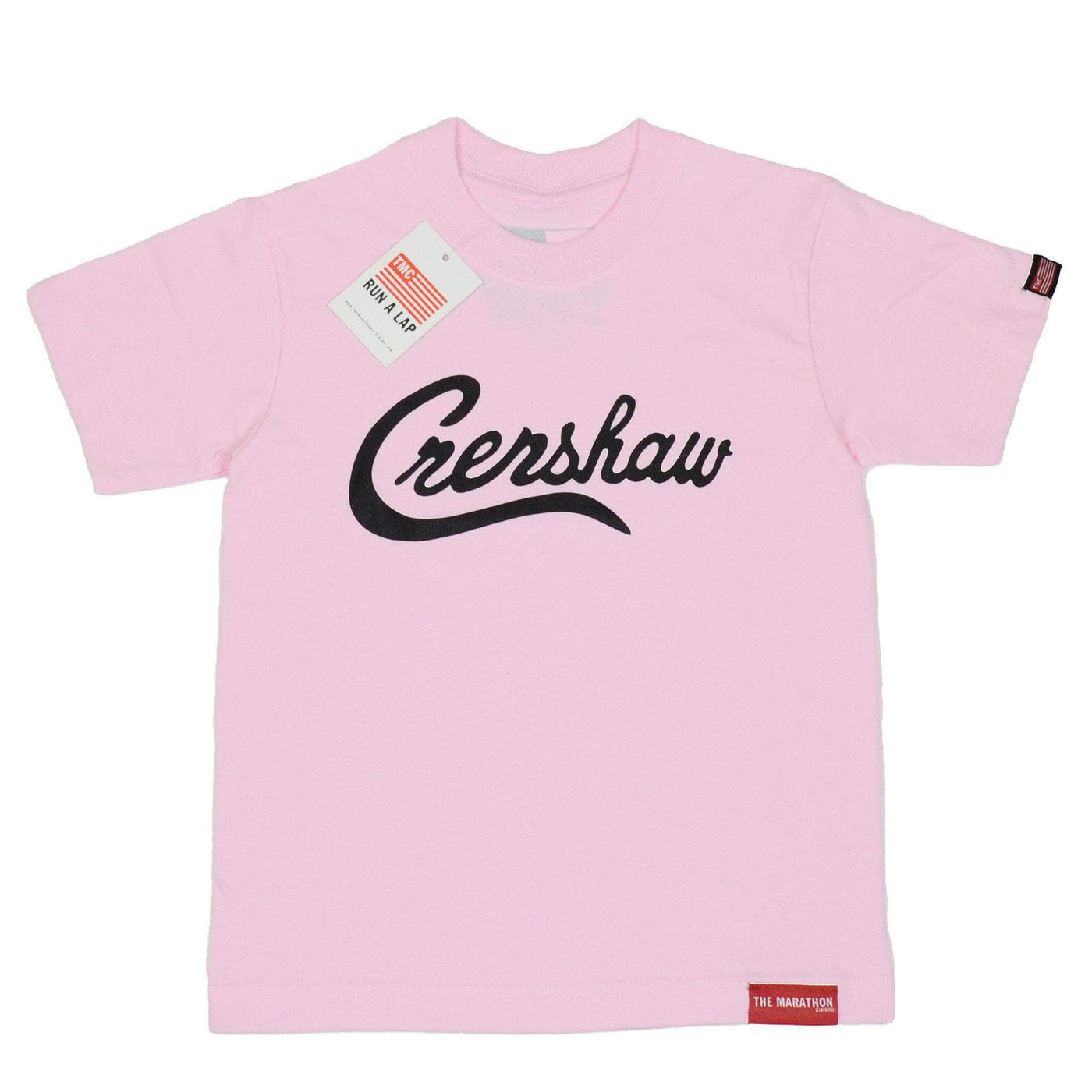 Crenshaw Kid's Shirts - Pink/Black-The Marathon Clothing