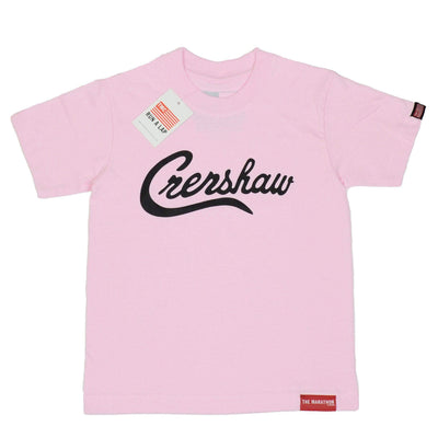 Crenshaw Kid's Shirts - Pink/Black-The Marathon Clothing