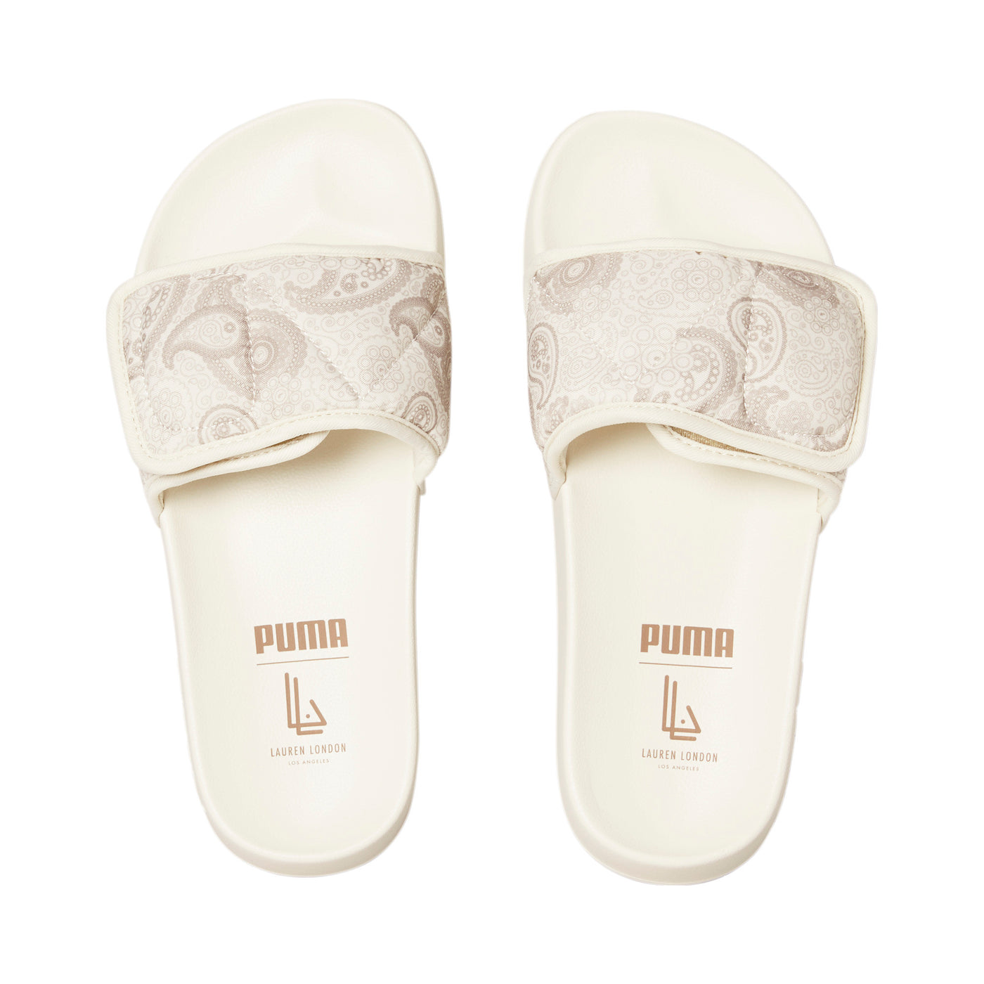 Puma x Lauren London Leadcat 2.0 JR Slides - Khaki - Top