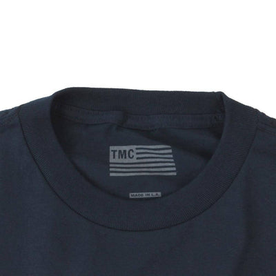 Crenshaw Kid's T-Shirt - Navy/White-The Marathon Clothing