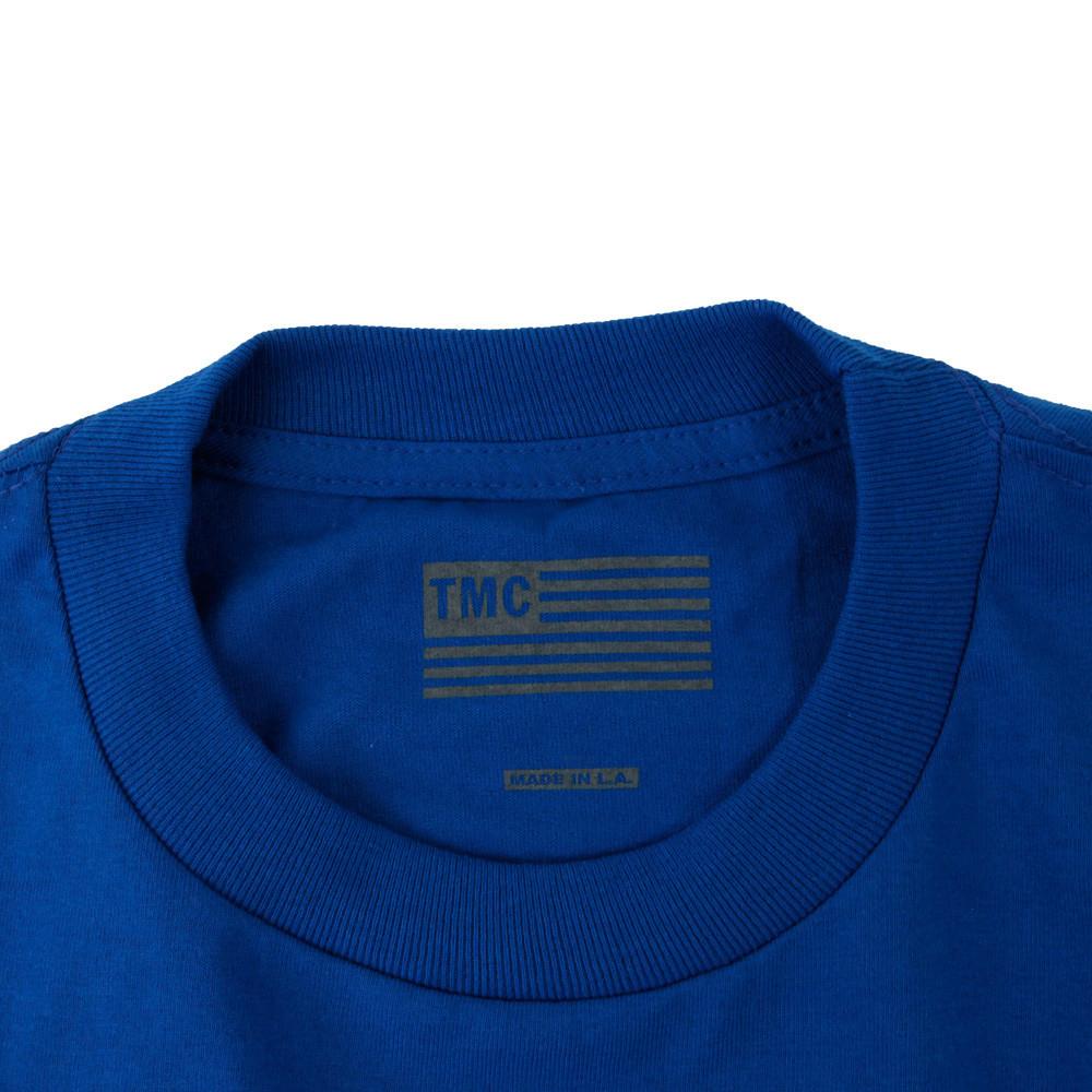 Crenshaw Kid's T-Shirt - Royal/Yellow-The Marathon Clothing