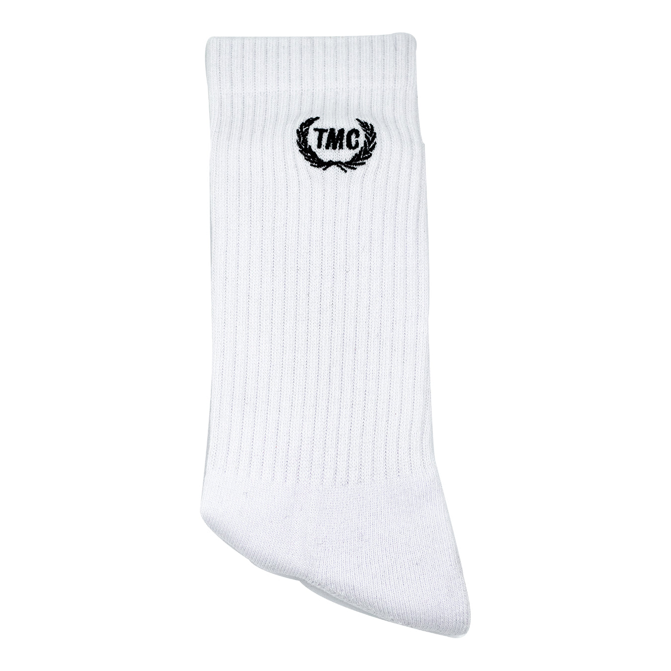 TMC Laurel (Embroidered) Sock - White/Black