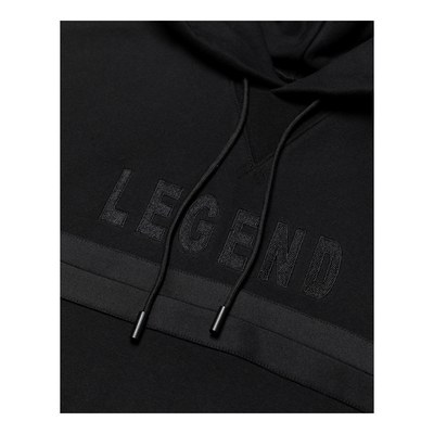 Legend Hoodie - Black/Black-The Marathon Clothing
