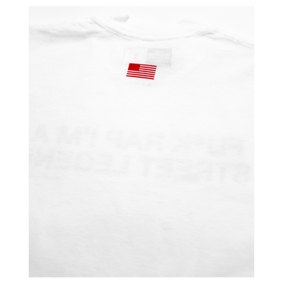 Street Legend T-shirt - White/Black-The Marathon Clothing