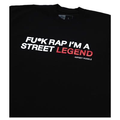 Street Legend T-shirt - Black/White-The Marathon Clothing