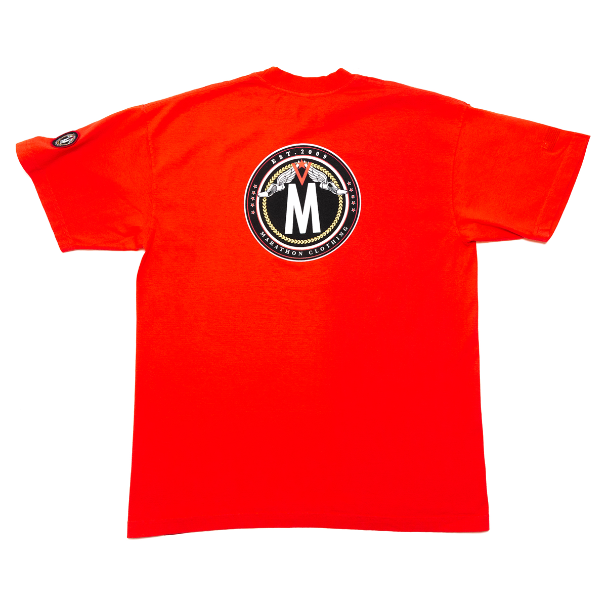 TMC Established Seal T-shirt - Red/White-The Marathon Clothing