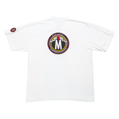 TMC Established Seal T-shirt - White/Red-The Marathon Clothing