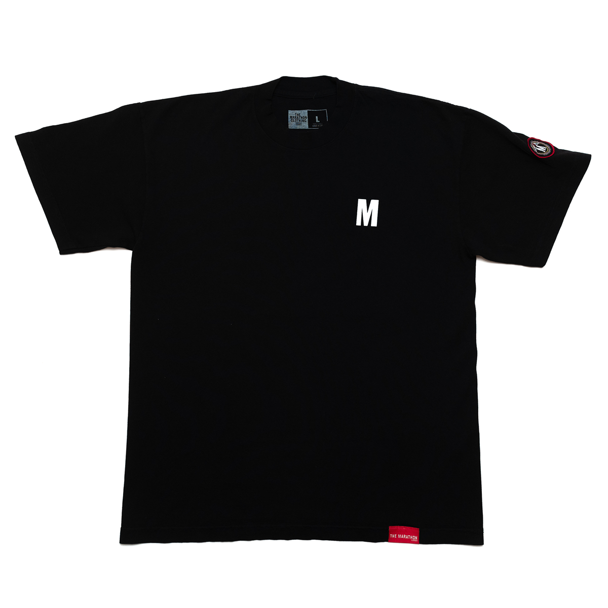 TMC Established Seal T-shirt - Black/White-The Marathon Clothing