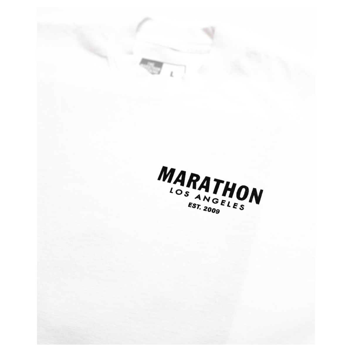 Grams & Gold Chains (Photo) T-shirt - White/Black-The Marathon Clothing