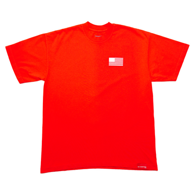 TMC Color Block Flag T-shirt - Red/White-The Marathon Clothing