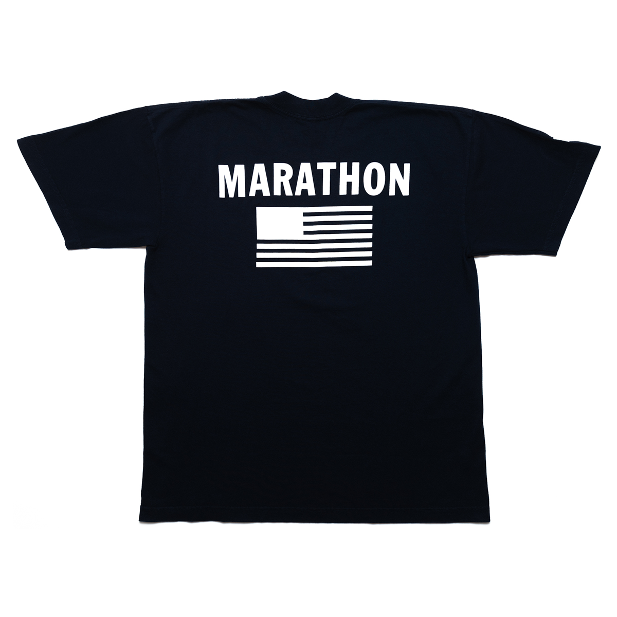 TMC Color Block Flag T-shirt - Navy/White-The Marathon Clothing