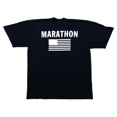 TMC Color Block Flag T-shirt - Navy/White-The Marathon Clothing