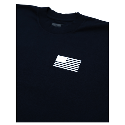 TMC Color Block Flag T-shirt - Navy/White-The Marathon Clothing