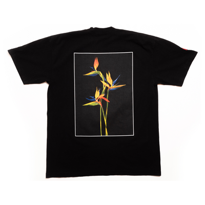 Birds of Paradise T-shirt - Black-The Marathon Clothing