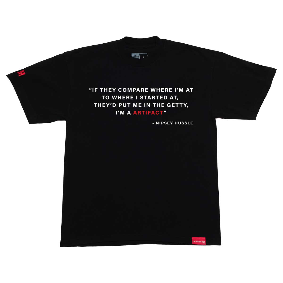 Artifact Quote T-shirt - Black