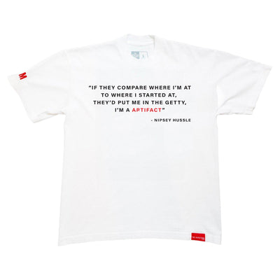 Artifact Quote T-shirt - White