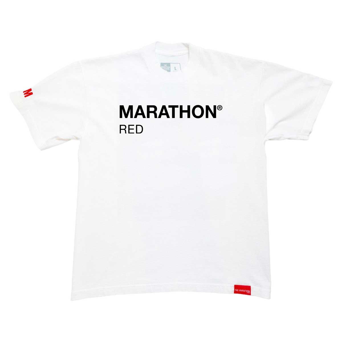 Marathon Red Pantone T-shirt - White
