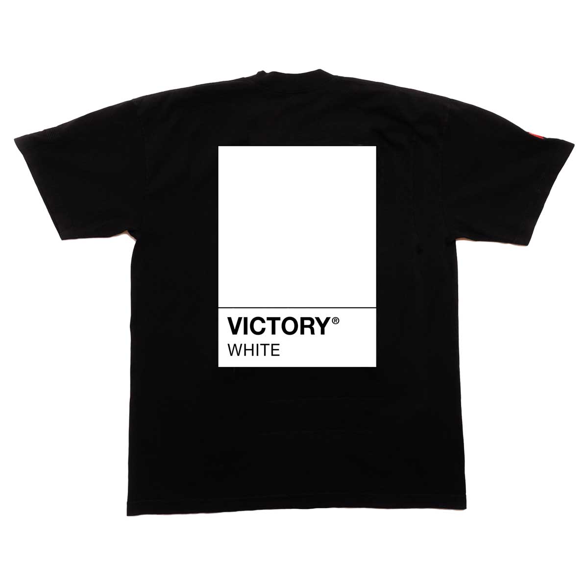 Victory White Pantone T-shirt - Black