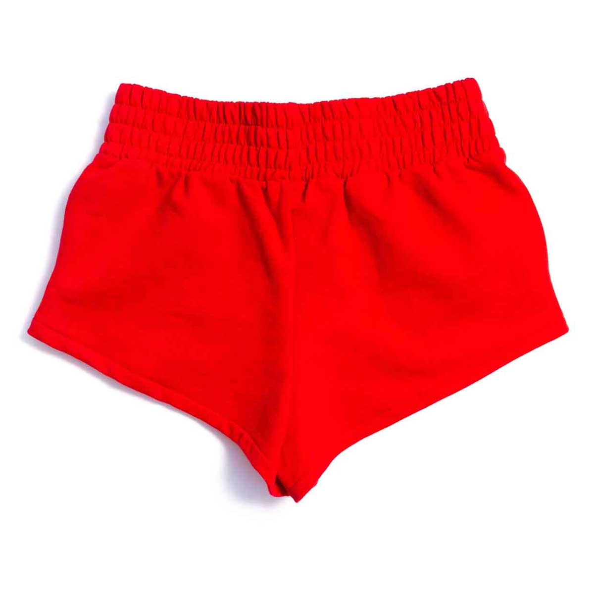 Marathon Womens Boxer Fleece Shorts - Red