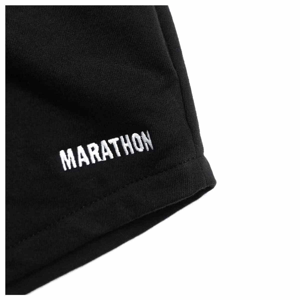 Marathon Womens Boxer Fleece Shorts - Black