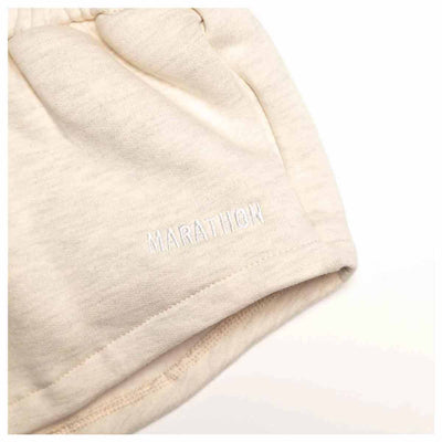 Marathon Womens Boxer Fleece Shorts - Ash Grey