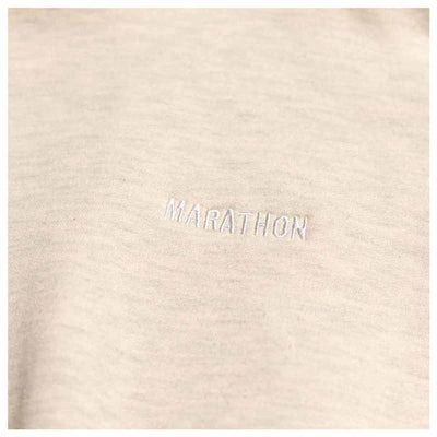 Marathon Womens Crop Hoodie - Ash Grey