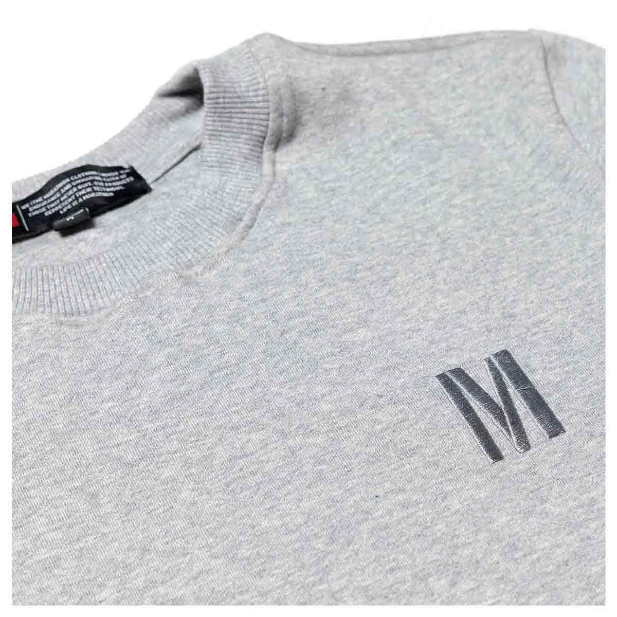 Big M. Sweatshirt - Heather Grey