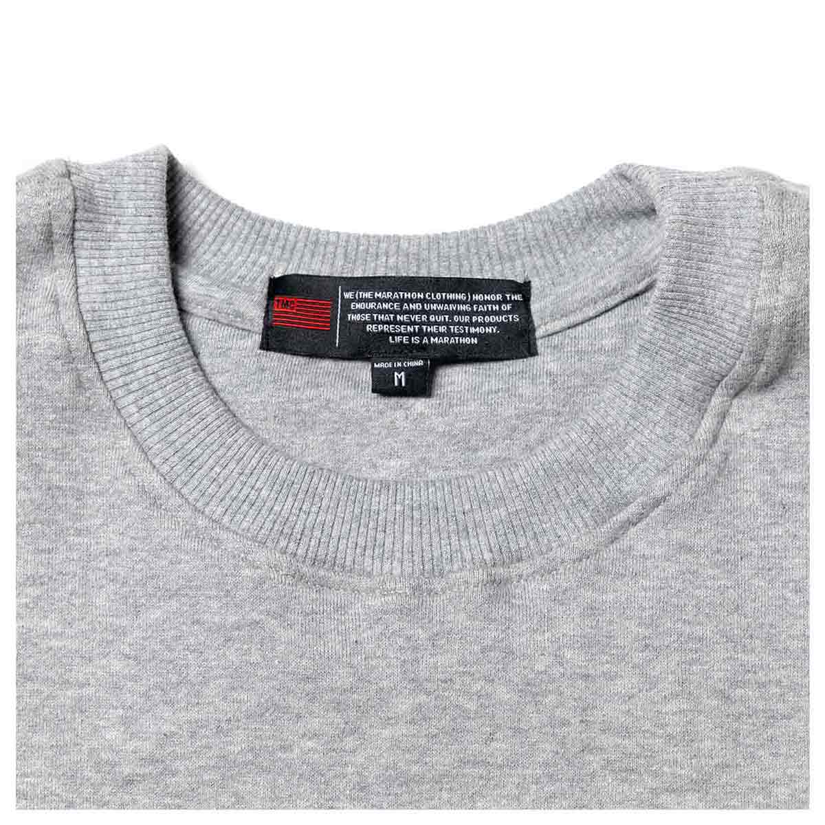 Big M. Sweatshirt - Heather Grey