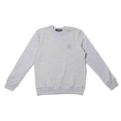 Big M. Sweatshirt - Heather Grey