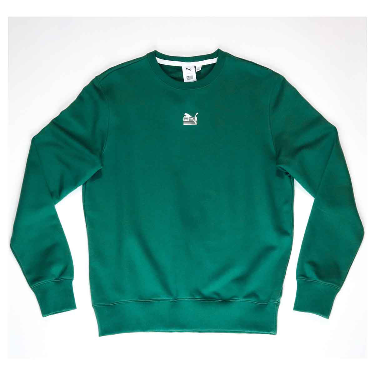 PUMA x TMC Everyday Hussle Crewneck Sweater - On The Run Green