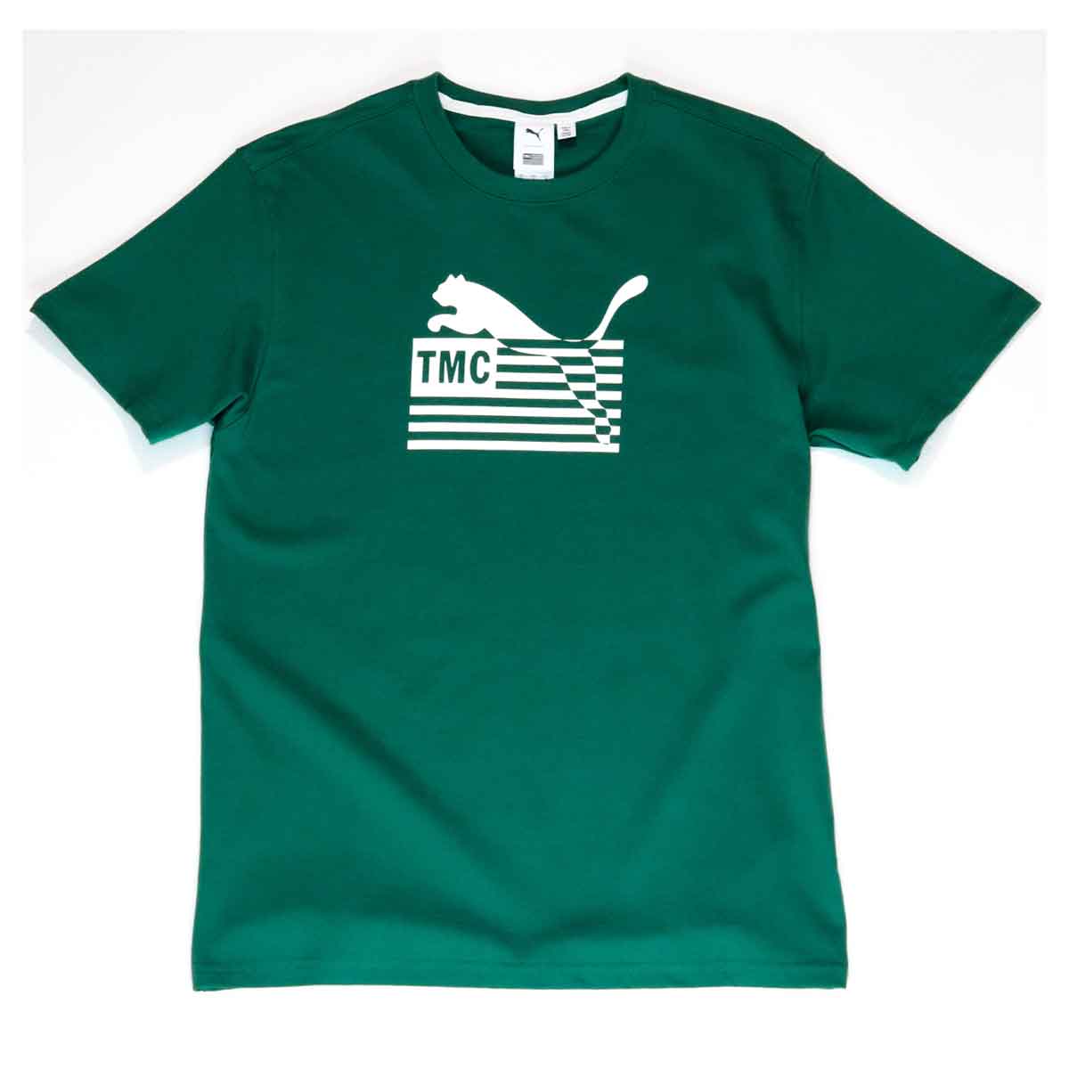 PUMA x TMC Everyday Hussle T-shirt - On The Run Green