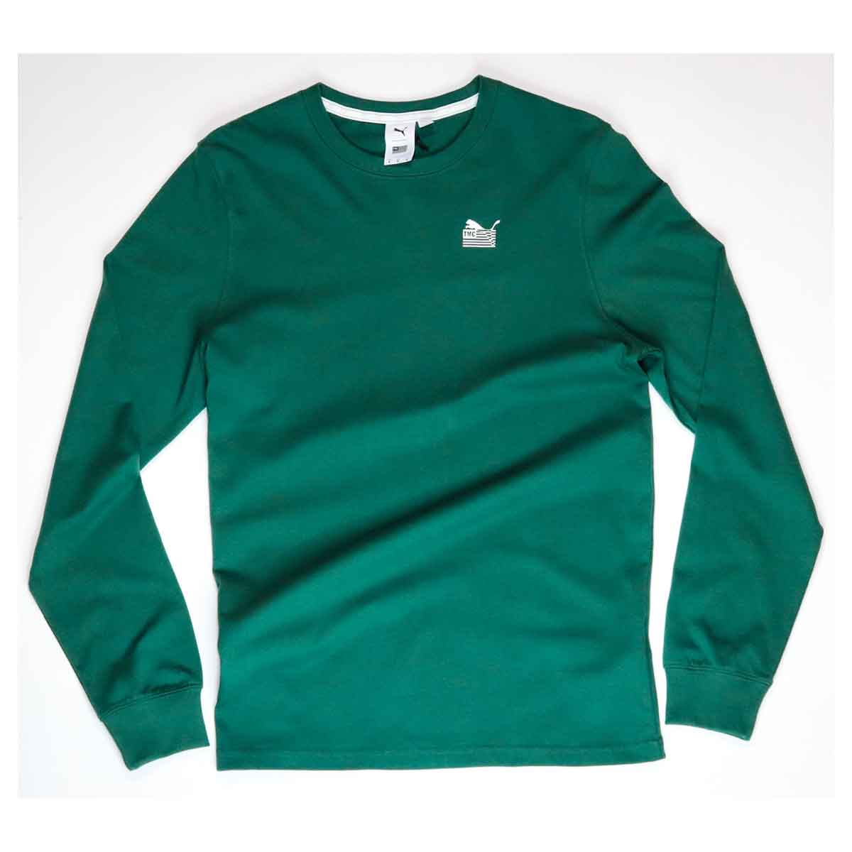 PUMA x TMC Everyday Hussle Long Sleeve Shirt - On The Run Green