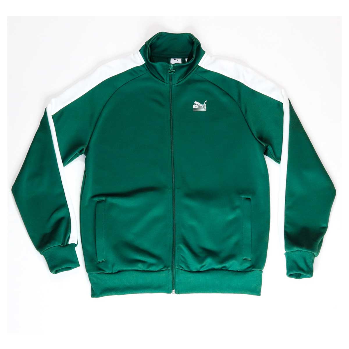 PUMA X TMC T7 Track Suit Top - On The Run Green