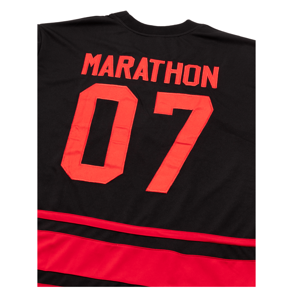 TMC Hockey Jersey - Black/Red-The Marathon Clothing