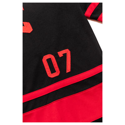 TMC Hockey Jersey - Black/Red-The Marathon Clothing