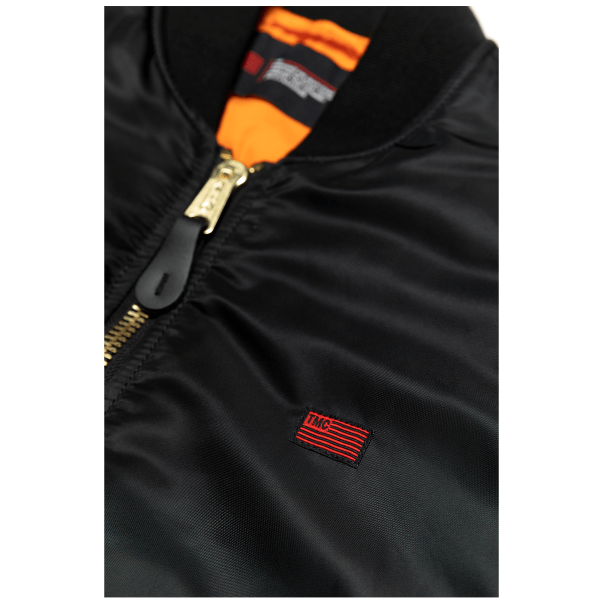 Marathon Bomber Jacket - Black / Black- The Marathon Clothing