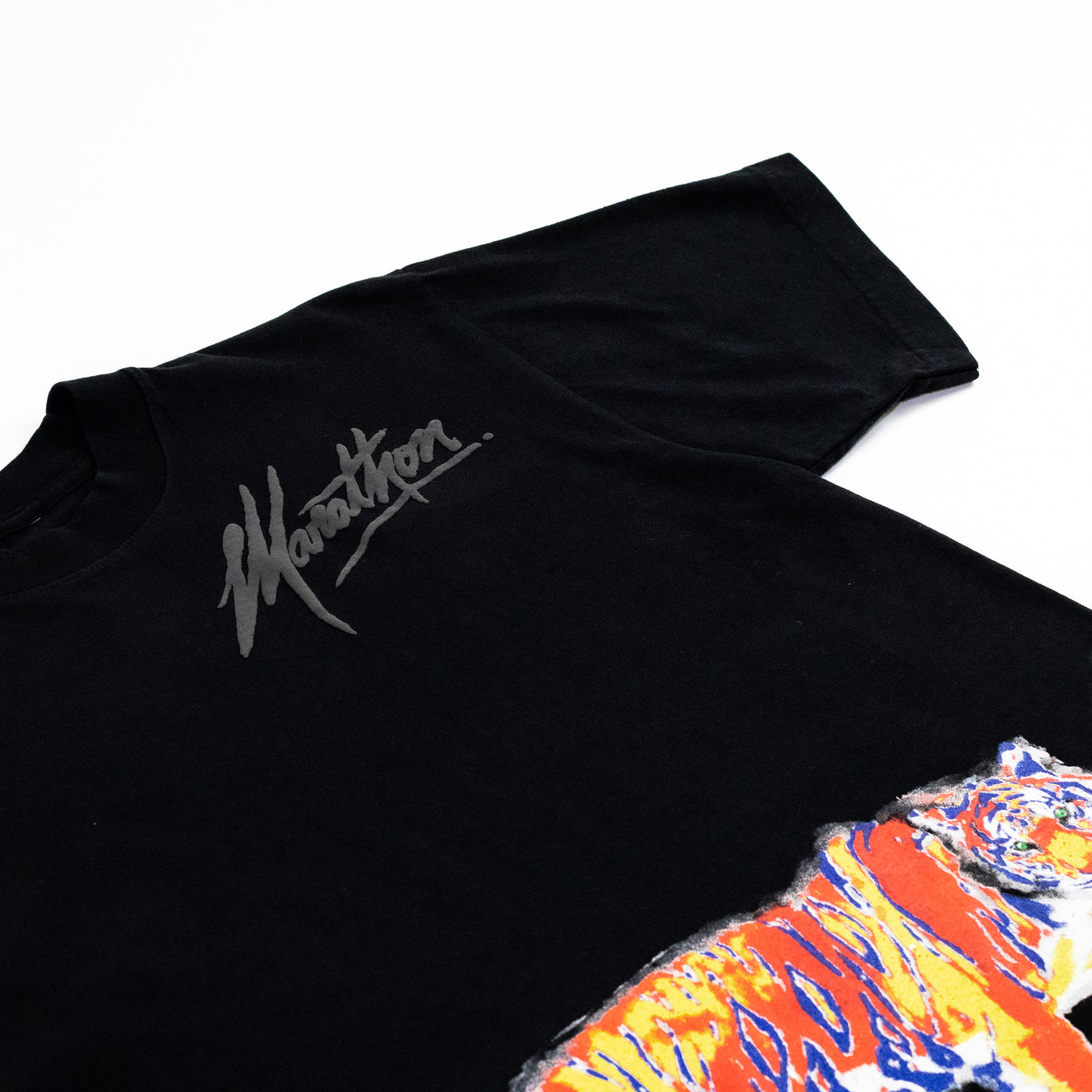 Marathon Painted Tiger T-shirt - Black - Detail