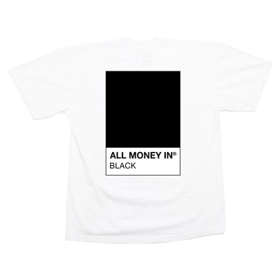 All Money In Black Pantone T-shirt - White