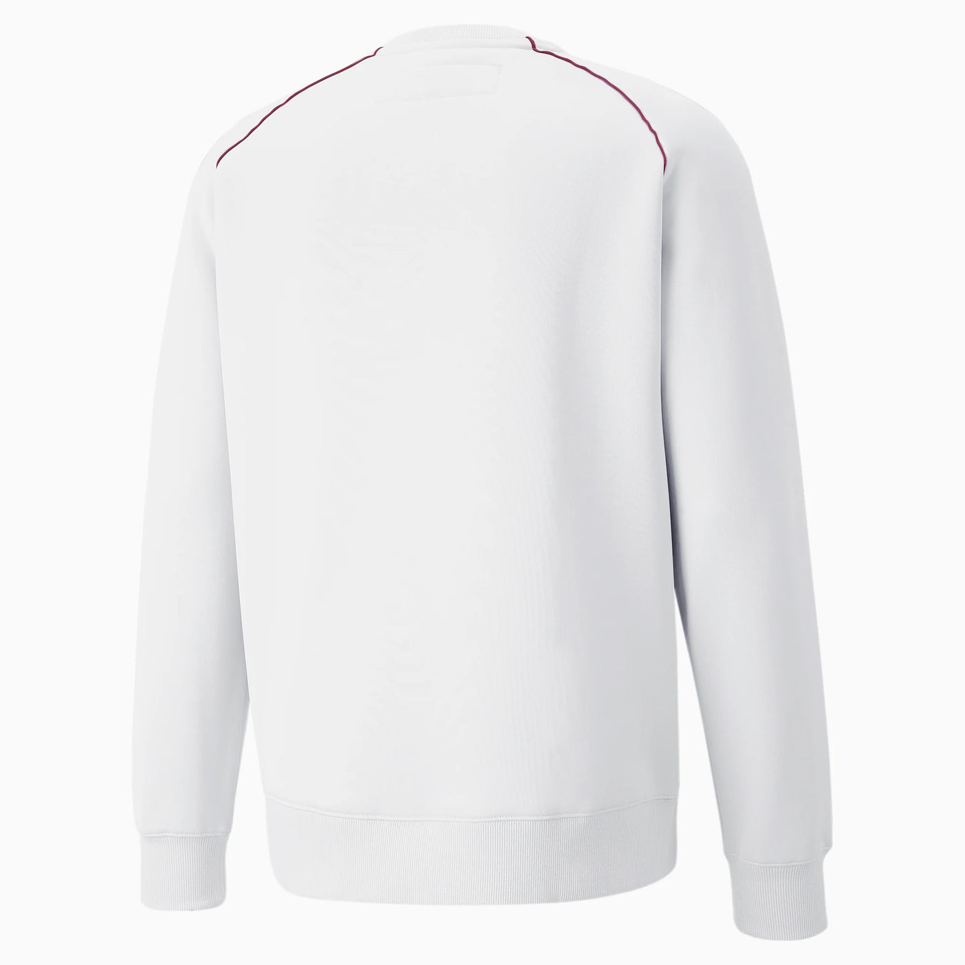 Puma x TMC Status Symbol Crewneck Sweatshirt - White/Burgundy - Back