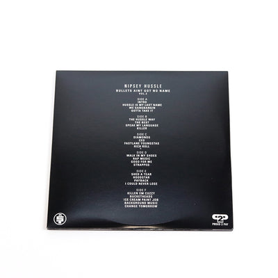 Nipsey Hussle Bullets Aint Got No Name Vol. 3 Vinyl Back