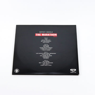 Nipsey Hussle The Marathon Vinyl Record Back