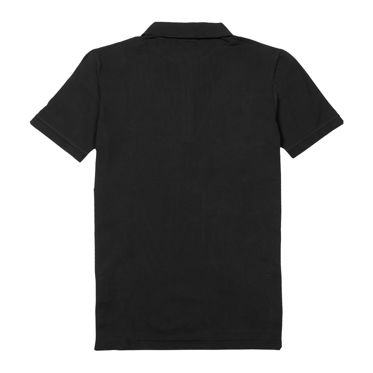 TMC Contrast Shoulder Polo Tee - Black/Red-The Marathon Clothing