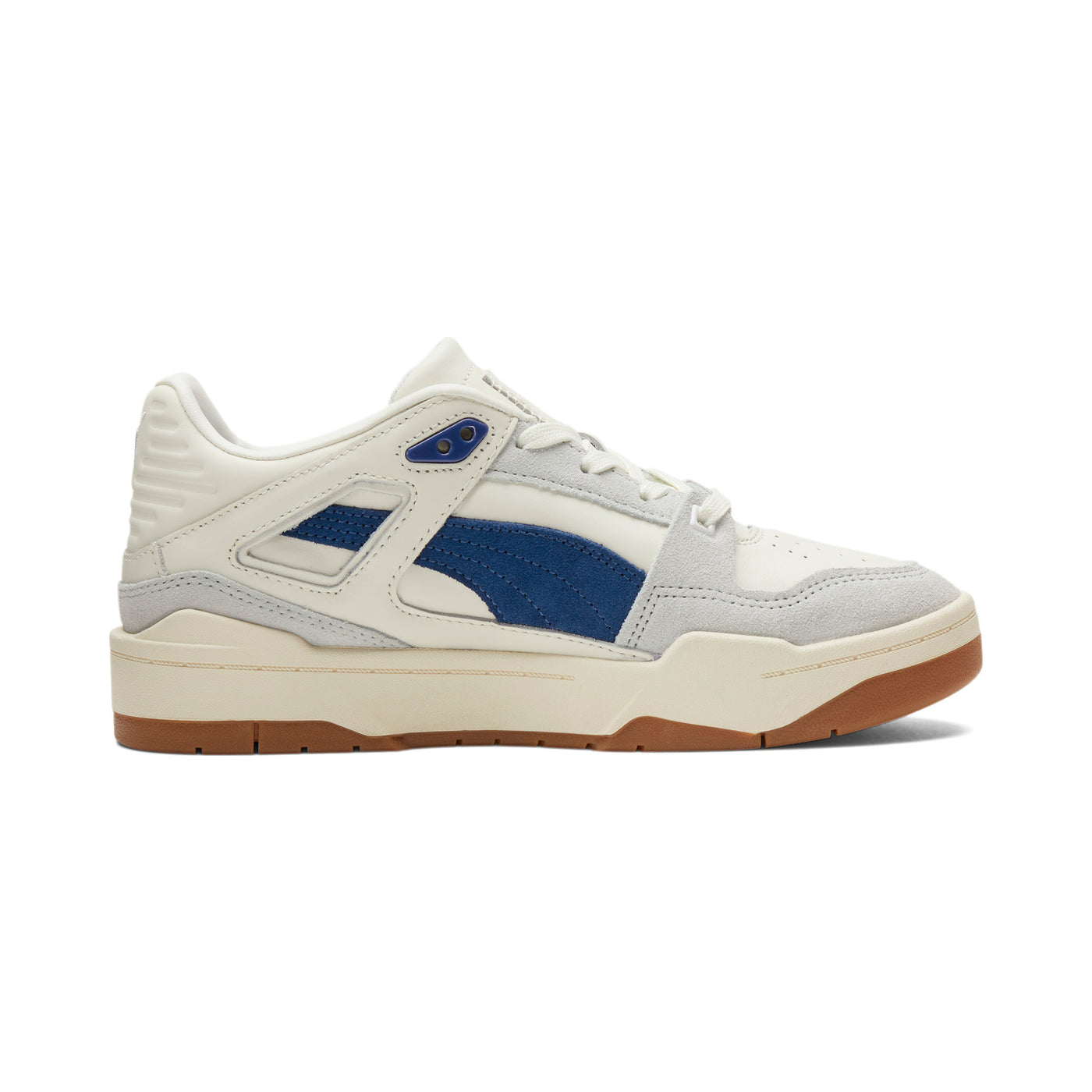 PUMA x Lauren London Slipstream Women's Sneakers - White/Royal - Medial Side