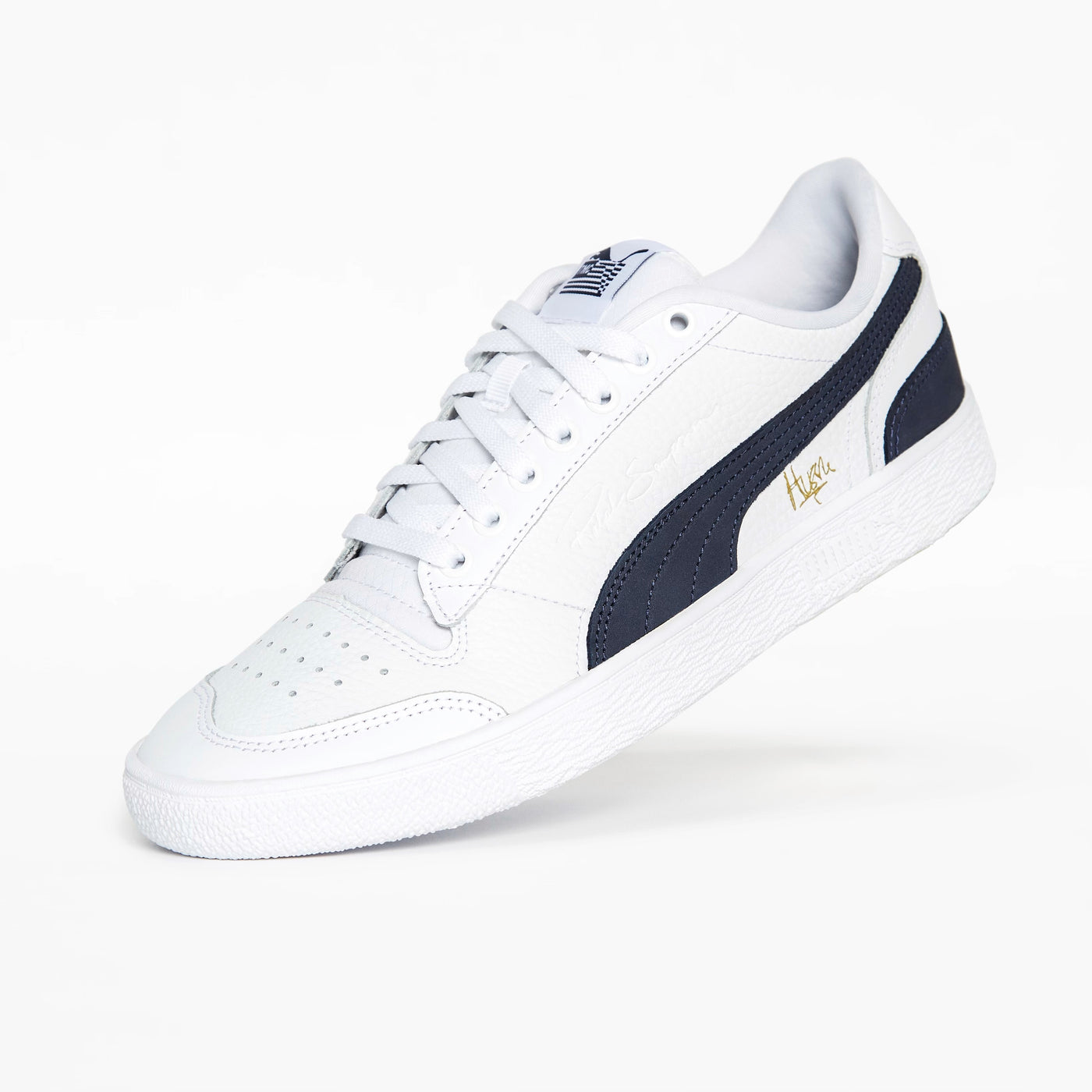 PUMA x TMC Ralph Sampson - White/Navy - Left Shoe