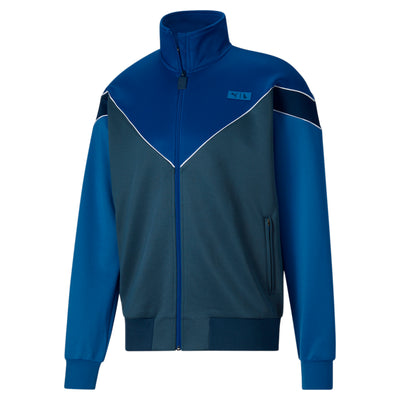 PUMA x Lauren London MCS Track Jacket - Blue - Front